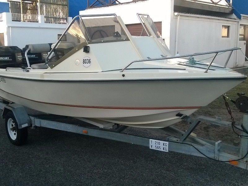Navarone 16.6 ft with 2 x Mercury 40