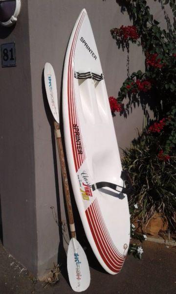 Paddle ski & paddle for sale