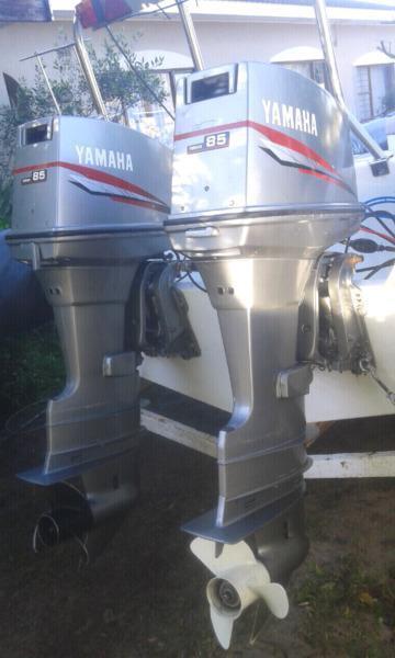 2 x 85hp Yamaha Outboards