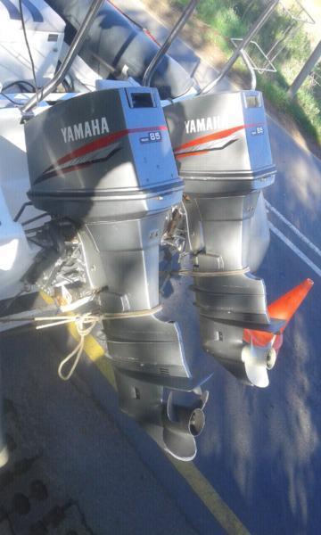 2 x 85hp Yamaha Outboards