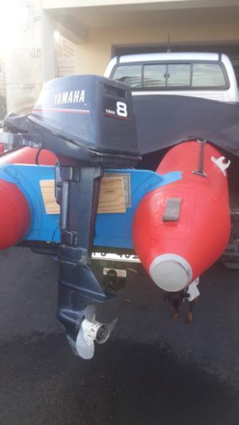 Inflatable boat Arc 8hp motor