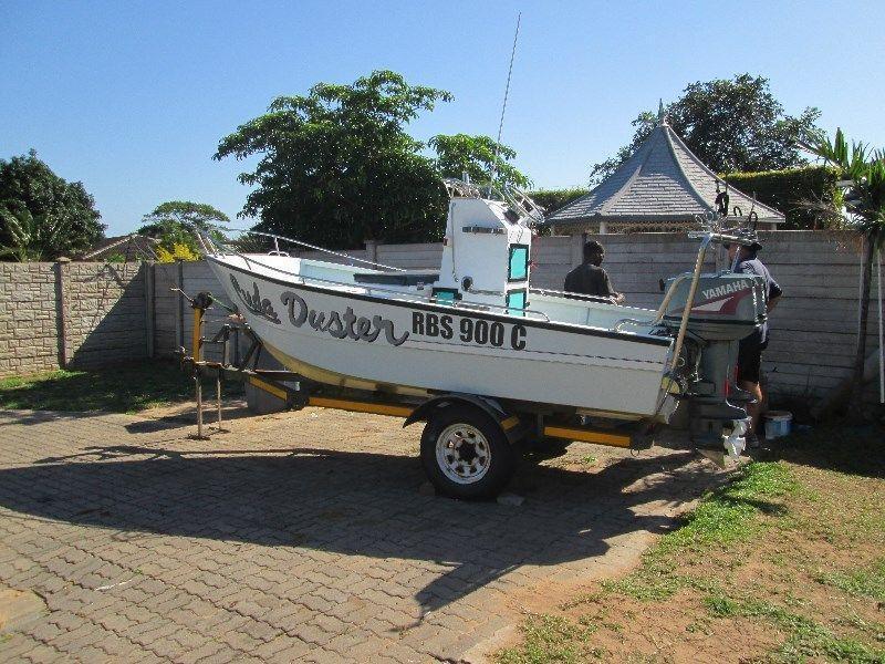 14 FT Trimcraft deep V ski boat