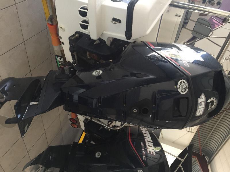Pursuit190 with 2 x 115Hp Evinrude Engines