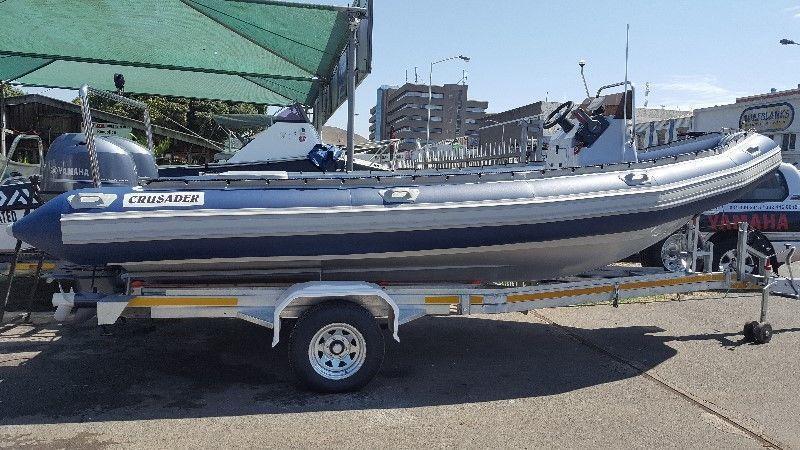 New 6.5m Crusader Duck with 2x Yamaha F70 Four Stokes