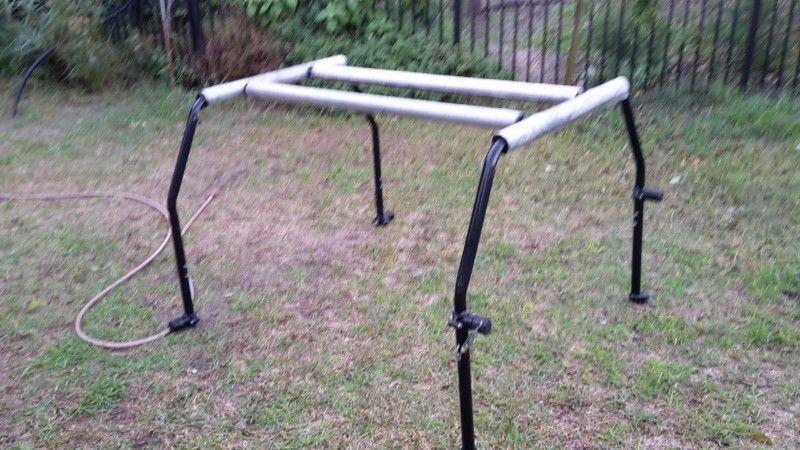 Custom made carrier frame for Corsa Bakkie (2004 model and onwards)