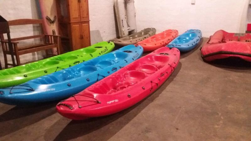 Fluid synergy kayaks