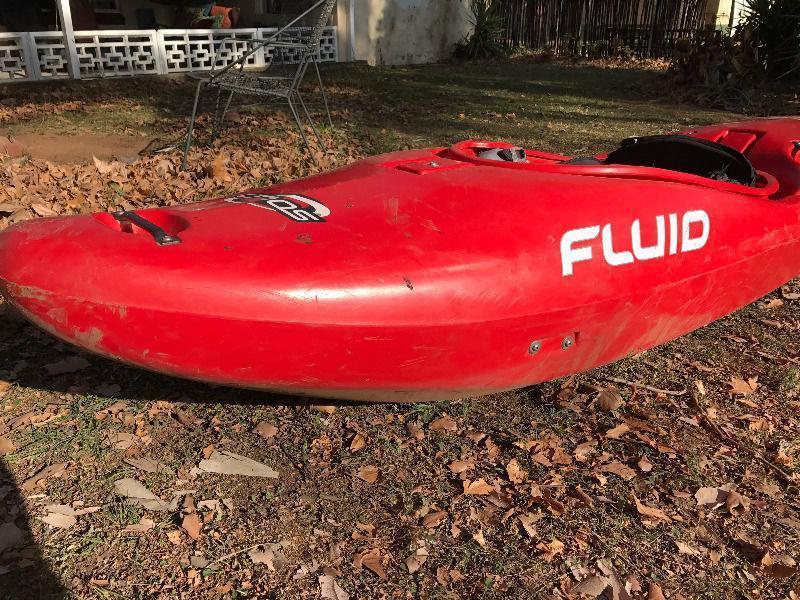 Whitewater Kayak - Fluid - Solo Meduim - Red