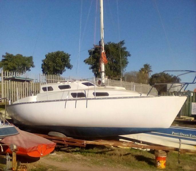 Almost finished 26-foot yacht for sale