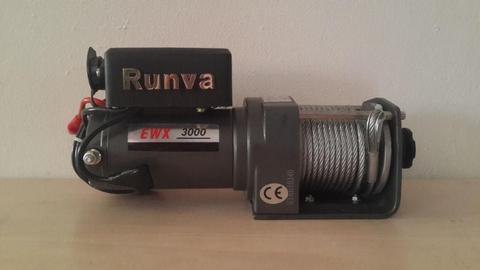 RUNVA EWX3000U LBS 12V ELECTRIC CABLE WINCH (D)