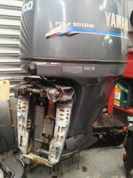 100HP Four Stroke Yamaha Stripping for spares