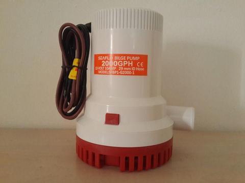GREY WATER SYSTEM SEAFLO 2000GPH BILGE PUMP (v)