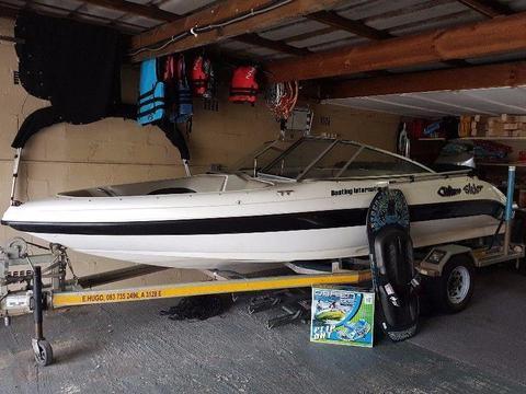 2007 Clifton Skier boat with 115 Mariner Optimax