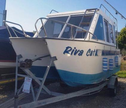 Riva Cat 6m Day Boat with a 60 HP 4 stroke Mercury Big Foot