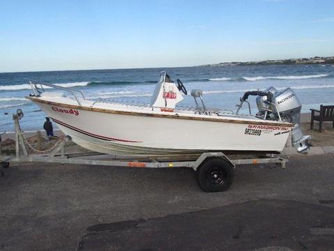 15ft Magson Ski with 2x 30hp Honda