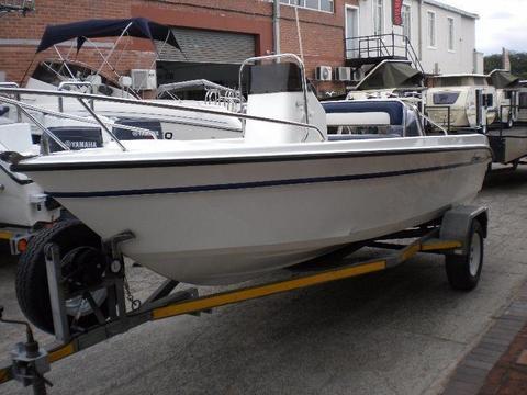 Explorer 465 C/C Utility Boat with Yamaha 70HP (4-Stroke) Motor