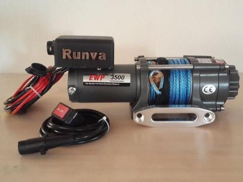 ELECTRIC WINCH RUNVA EWP 3500A-SR lb SYNTHETIC ROPE (M)