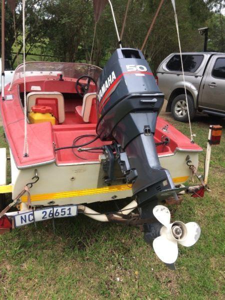 50hp Yammaha outboard