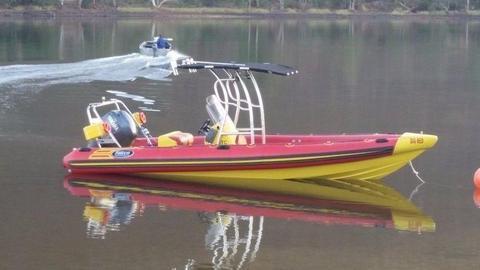 Rubber duck 7m Falcon with 150HP Yamaha Four Stroke