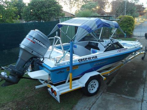 Viking Carrera 17ft ( 1998 ) with 125 Mariner for Sale