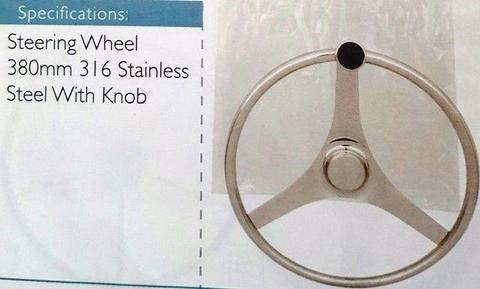 STAINLESS STEEL BOAT STEERING WHEEL B5-060-15 R 1799.00