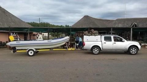 Super Duck, 5.6m with 2 x 40Hp Parsun motors, thermo welded pontoons