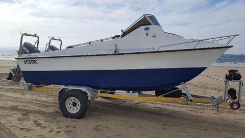 18FT YELD CAT 2X YAMAHA 90HP TWO STROKES