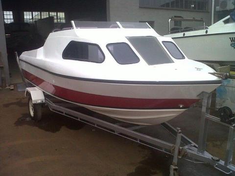 Cabin boat on trailer - Dam and sea !!!!! New Special !!!!!