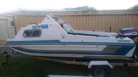 Crusader cabin boat