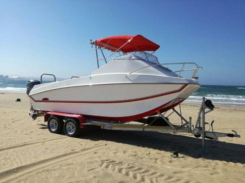 SEACAT 636 WITH 2X NEW YAMAHA F130 HP FOUR STROKES