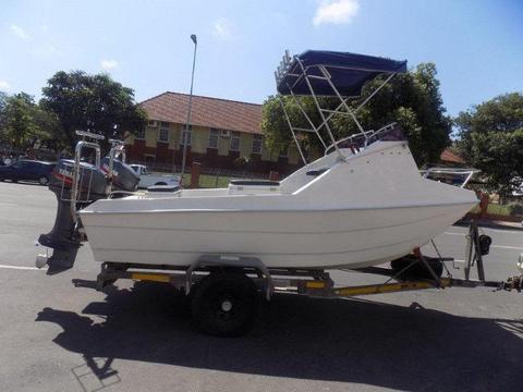 Sodwana Cat 16ft - 2 x 40 Hp Yamahas 2 cycliners endures pull /electric starts