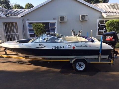 SENSATION 190 with a Yamaha 225HP