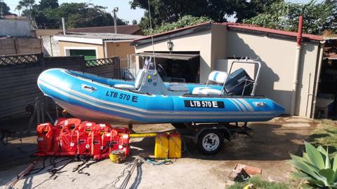 5.2m Pro Duck with Boyancy papers, life jackets, anchors and many more