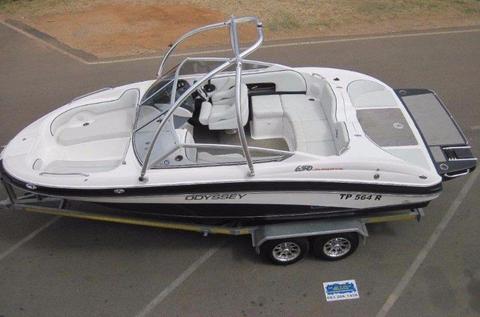 2012 Odyssey 650 I Sundeck with 5.7L V8 Mercruiser 350 Mag MPI