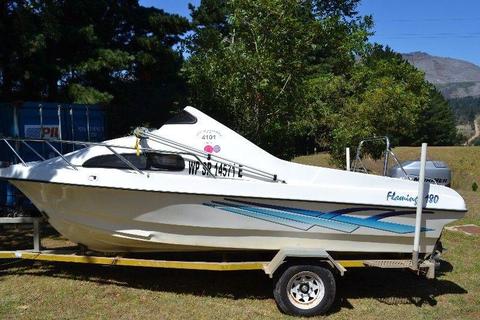 Flamingo 180 cabin boat excellent condition