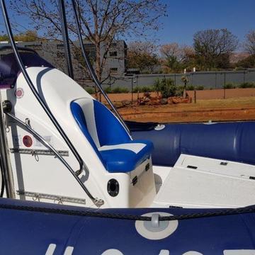 Rubberduck 5.5m with 2x50hp Yamaha's
