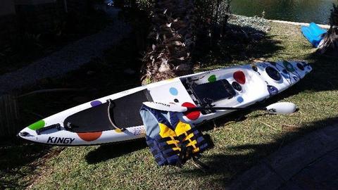 Eric's Canoe's KINGY fishing ski (Includes Paddle and life jacket)