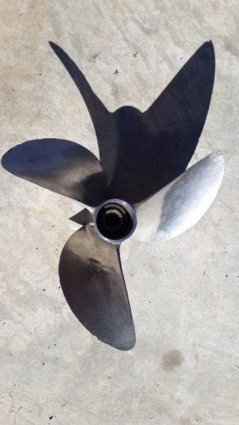 High performance 26 pitch stainless propeller