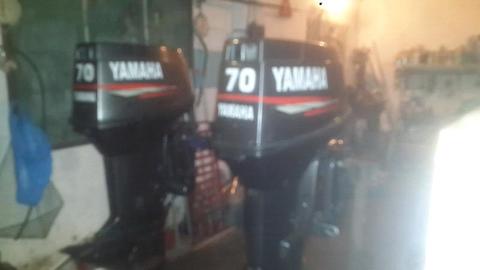 2× 70hp yamaha outboard motors