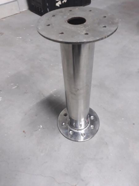Stainless steel stand. For boat or yacht
