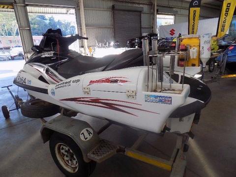 yamaha fx 140 on trailer with tubbys and fish finder !!!!!!!!!!!