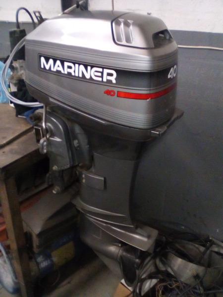 Mariner40hp, autolube, electric start, trim and tilt