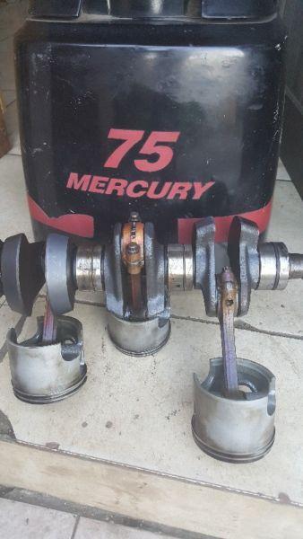 Mercury/Mariner 75hp Outboard Motor stripped for parts
