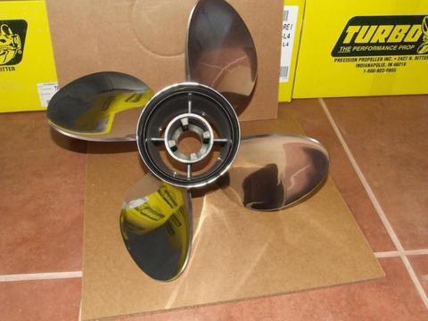 Turbo Fusion-4 4 blade s/steel high perf. V6 propeller