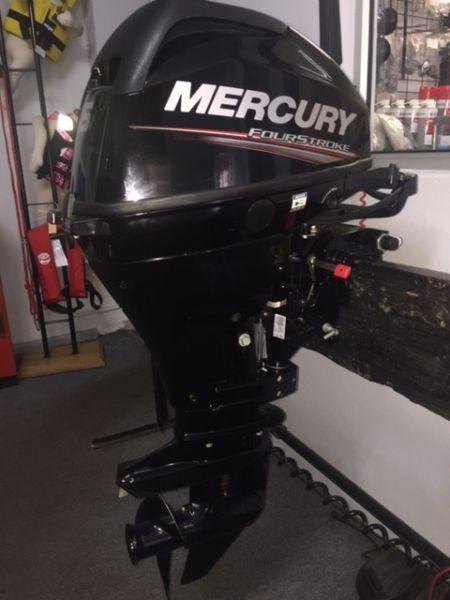 15HP Mercury 4-stroke outboard motor
