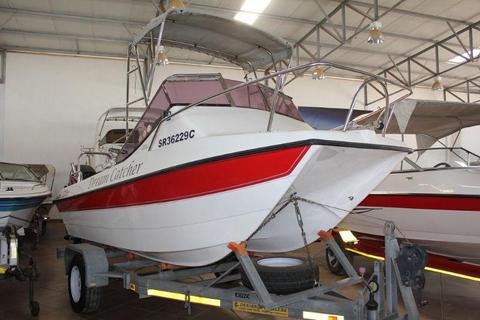Elite 156 with 2 x 60 Hp Mercury Big foot motors