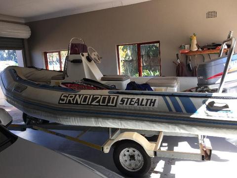 Semi- rigid for sale 4.8m