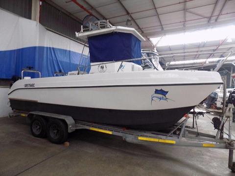 cobra cat 700 centre console with wheel house 2 x 140 hp suzuki 4 strokes !!!!!!!!!!!