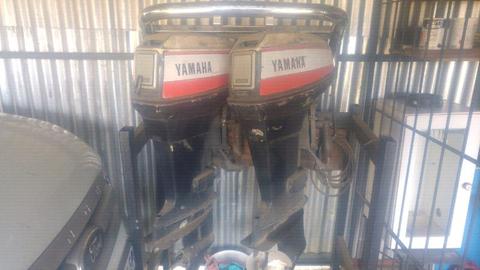 Yamaha 60hp boat motors × 2