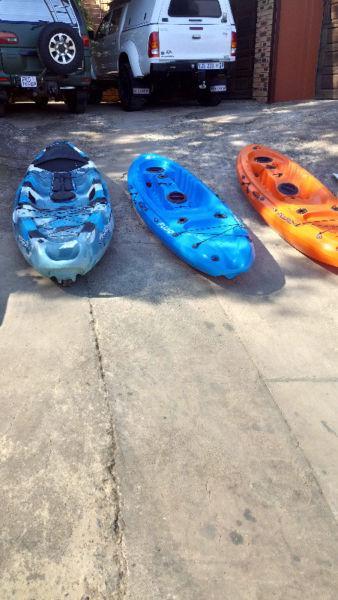 4x Kayaks For Sale