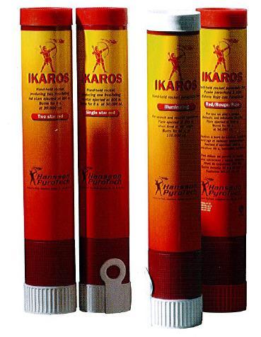 For Sale New Ikaros Red Hand Held Rocket Parachute Flare